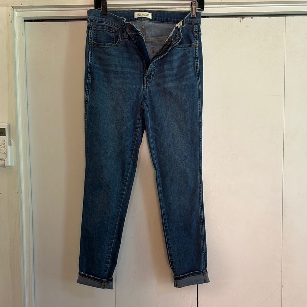Madewell 10” high rise skinny jeans stretchy super comfortable great every day